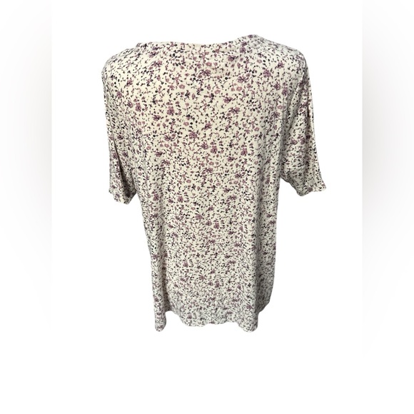 Pima scoop neck elbow sleeve top - Picture 2 of 5